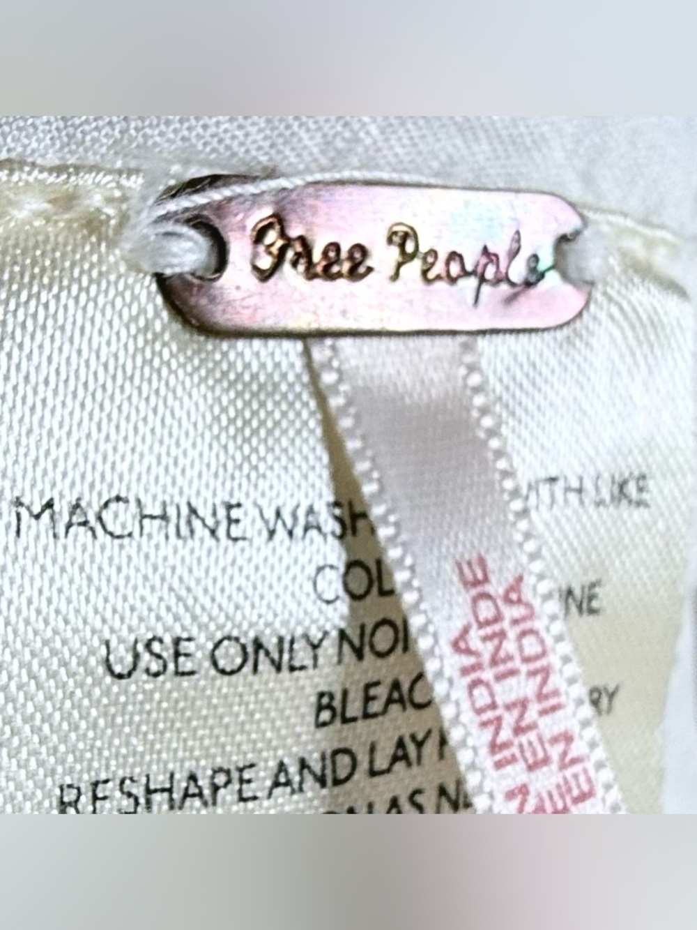 Free People White Open-Side Ruffled Tank - Picture 9 of 12